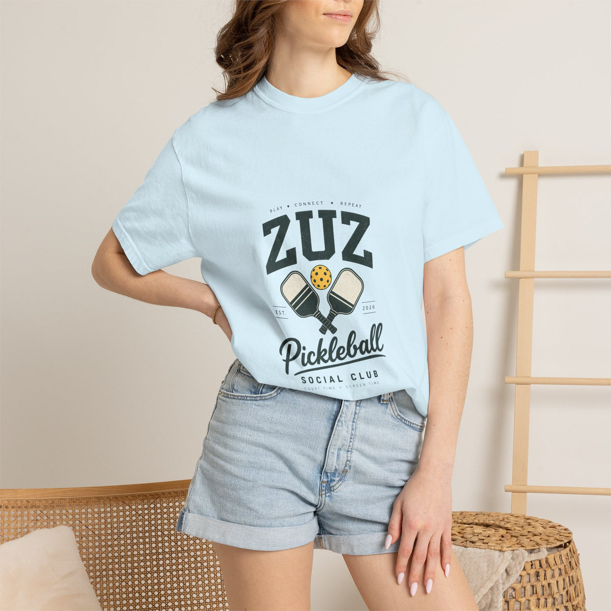 ZUZ Pickleball Social Club Tee – Vintage Unisex T-Shirt