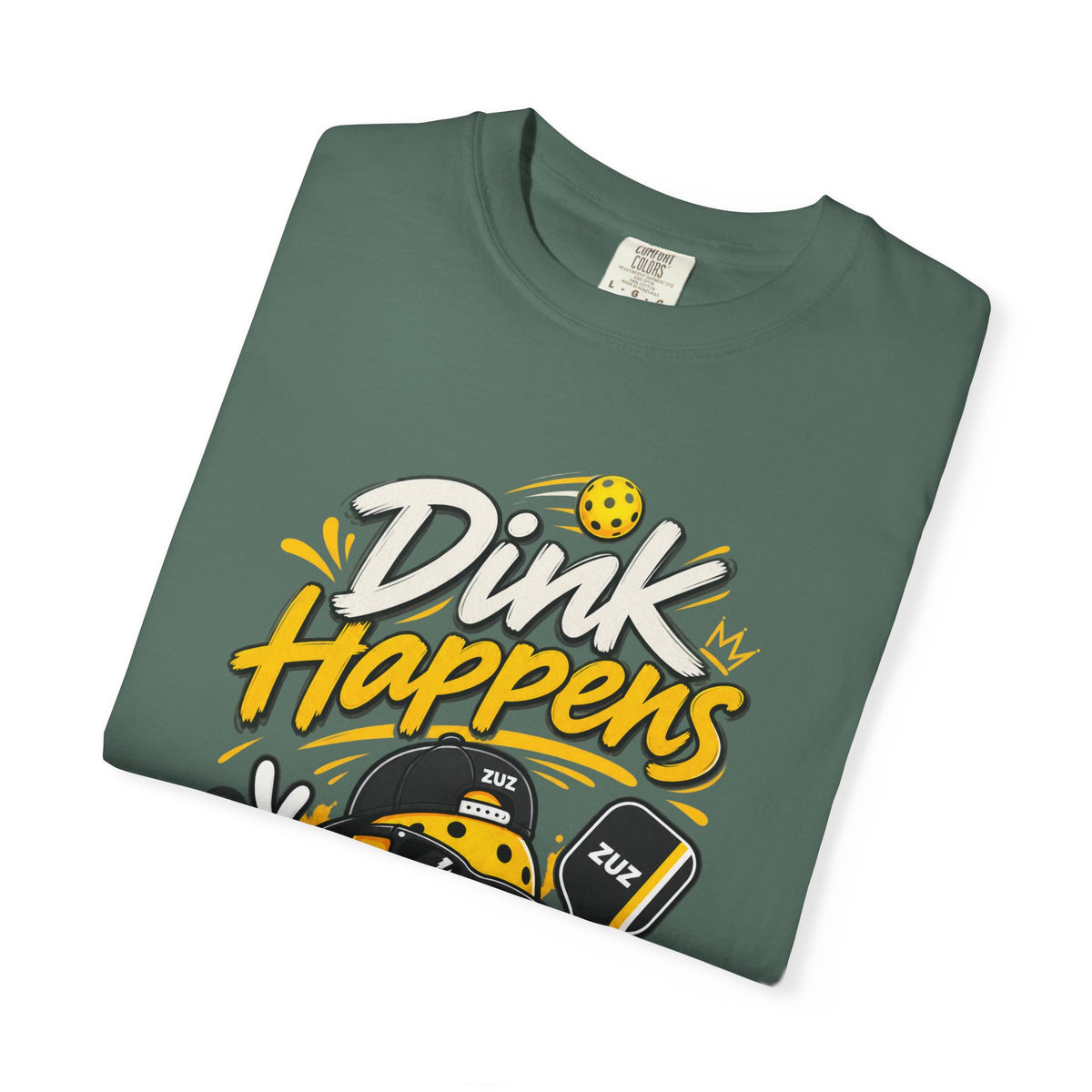 Pickleball 'Dink Happens' T-Shirt — Funny Pickleball Player Tee