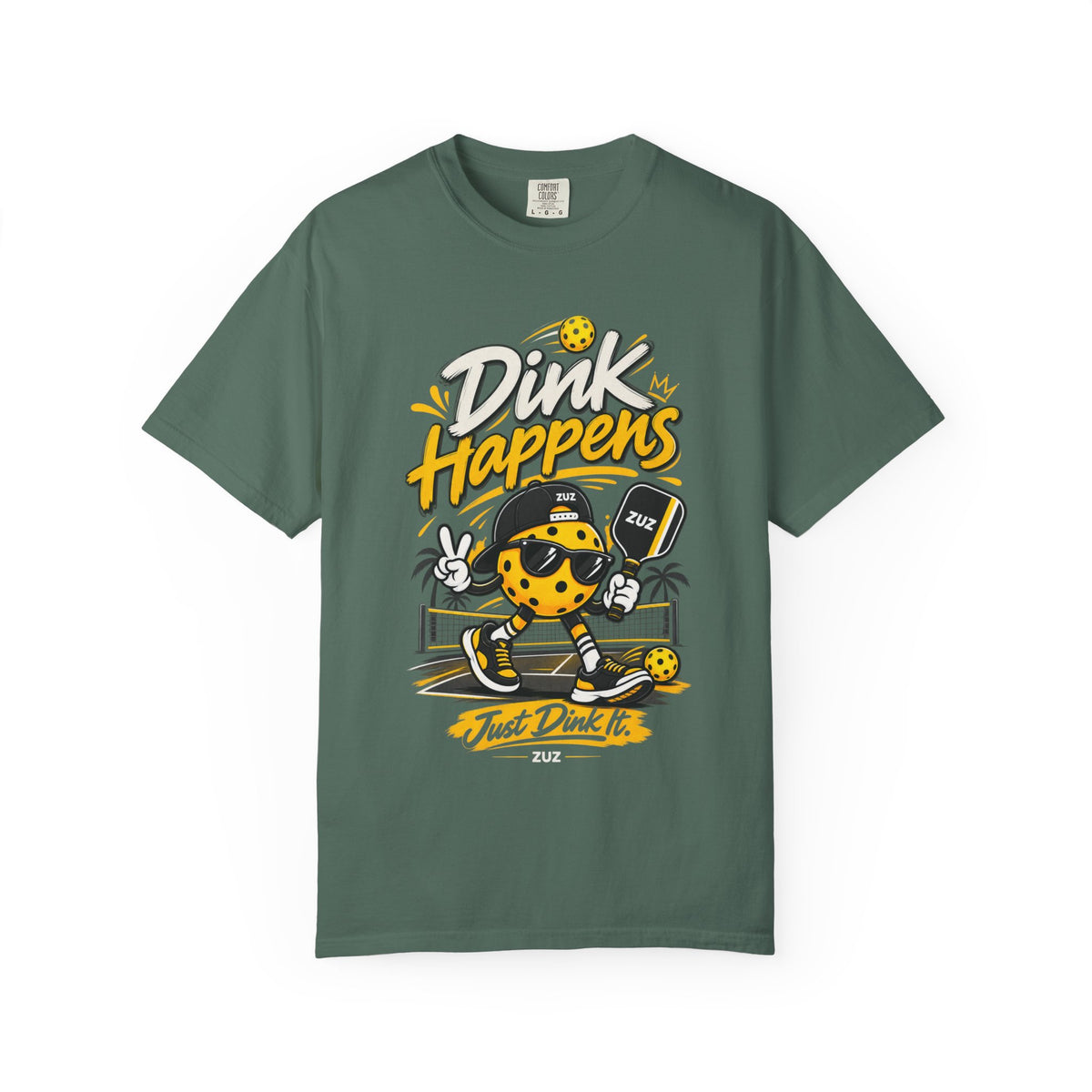 Pickleball 'Dink Happens' T-Shirt — Funny Pickleball Player Tee