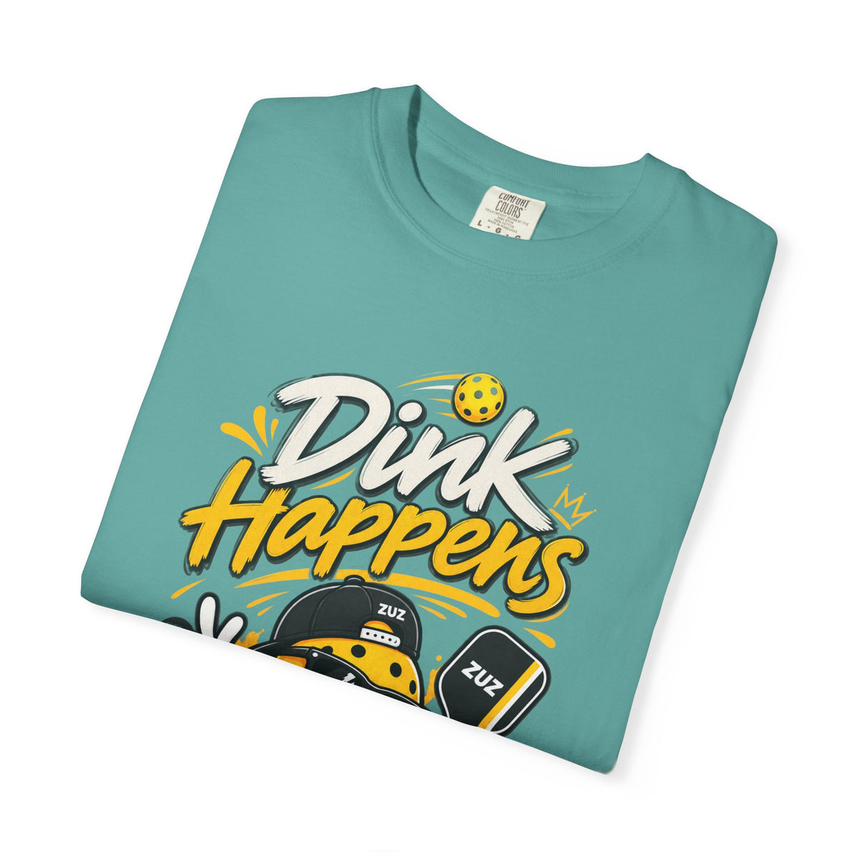 Pickleball 'Dink Happens' T-Shirt — Funny Pickleball Player Tee
