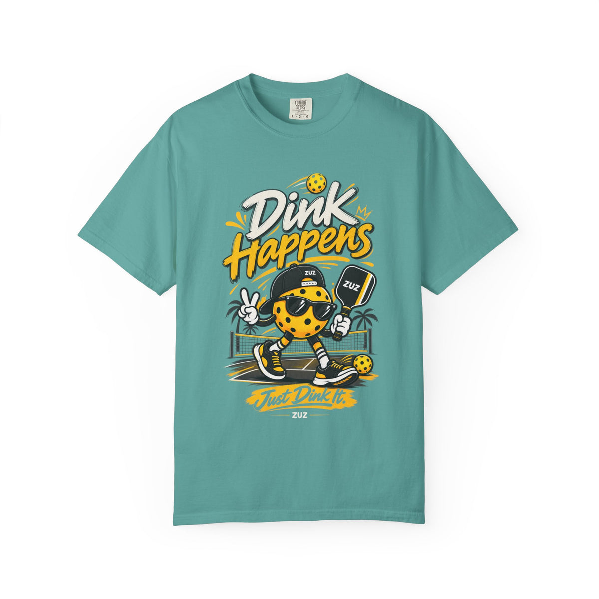 Pickleball 'Dink Happens' T-Shirt — Funny Pickleball Player Tee