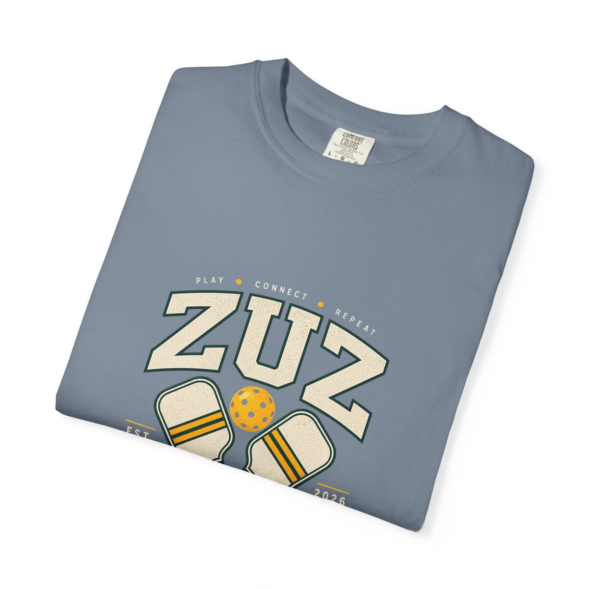 Pickleball Social Club T-Shirt — ZUZ Vintage Paddle Design