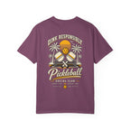Pickleball T-Shirt - "Dink Responsibly" Beach Paddle Tee