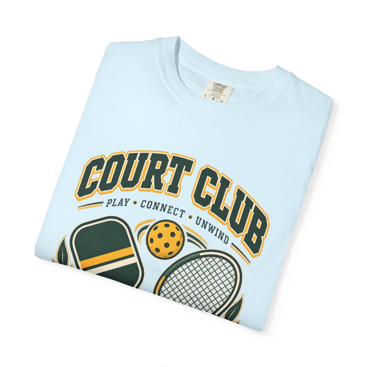 Court Club T-Shirt — Vintage Pickleball & Tennis Graphic Tee