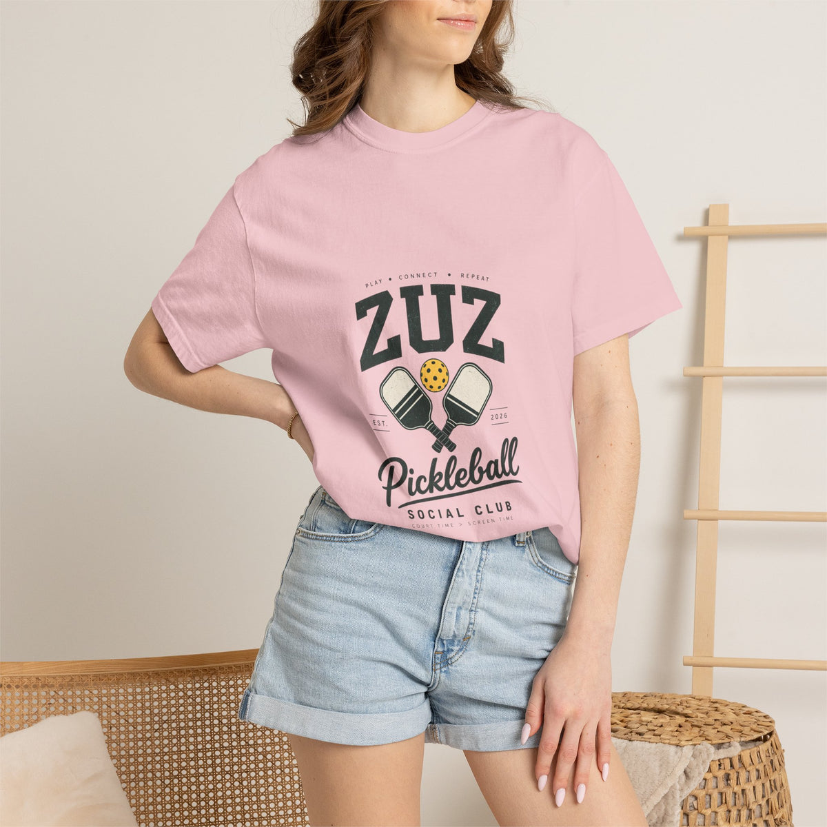 ZUZ Pickleball Social Club Tee – Vintage Unisex T-Shirt