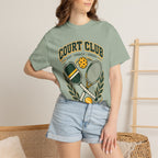 Court Club T-Shirt — Vintage Pickleball & Tennis Graphic Tee