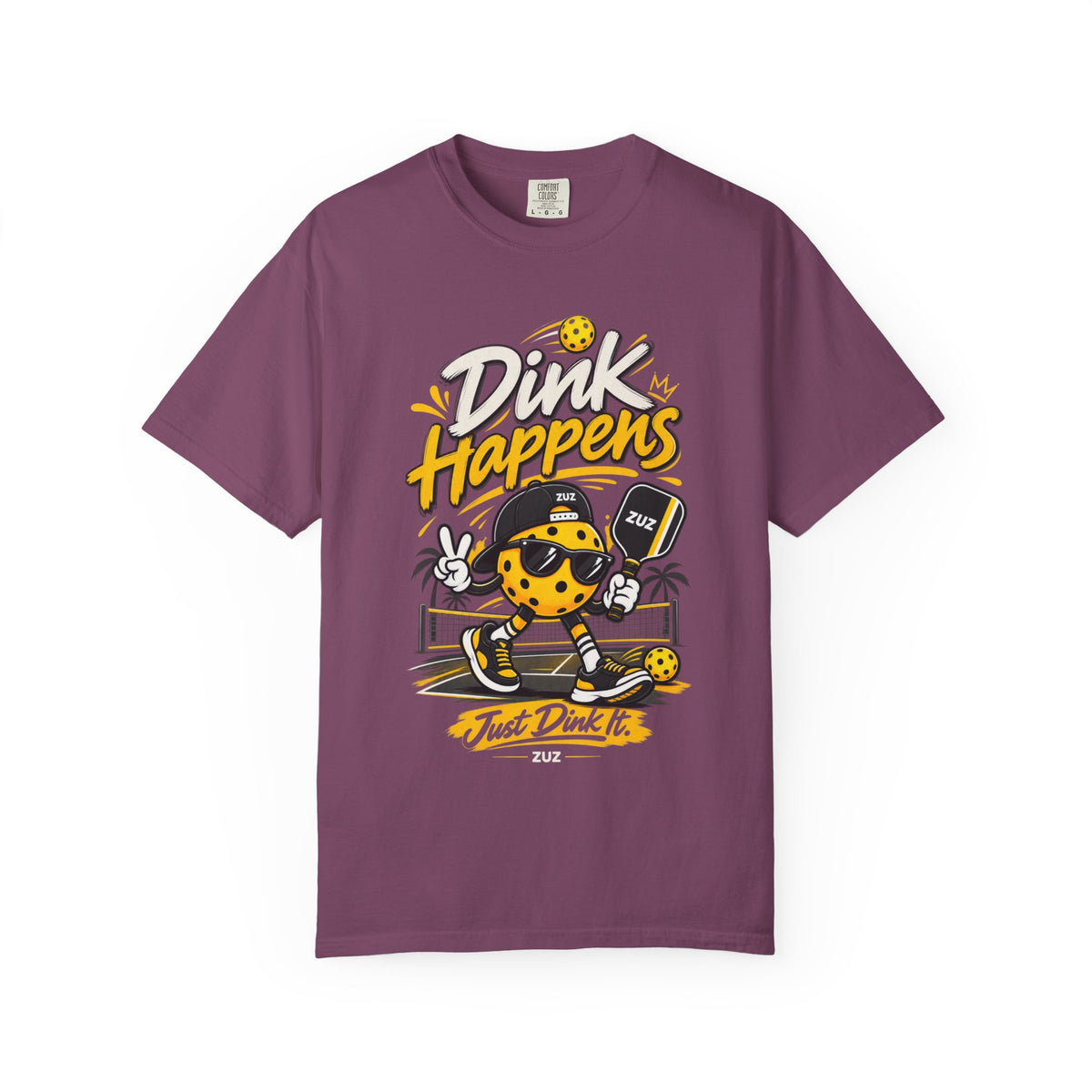 Pickleball 'Dink Happens' T-Shirt — Funny Pickleball Player Tee