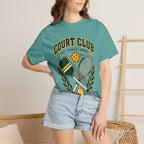 Court Club T-Shirt — Vintage Pickleball & Tennis Graphic Tee
