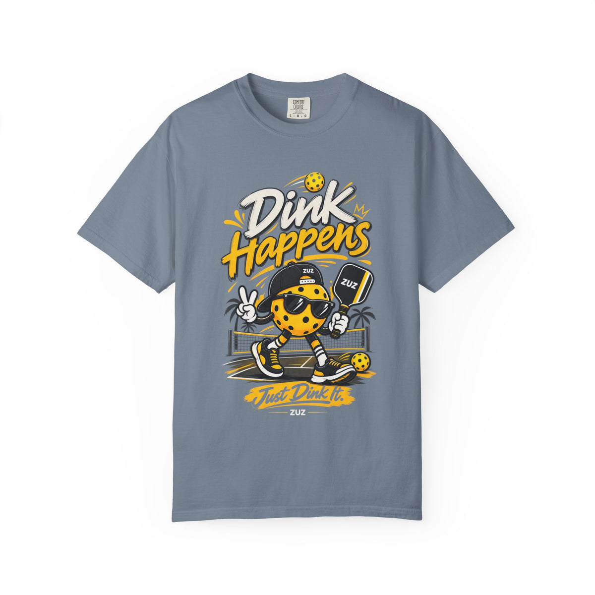 Pickleball 'Dink Happens' T-Shirt — Funny Pickleball Player Tee